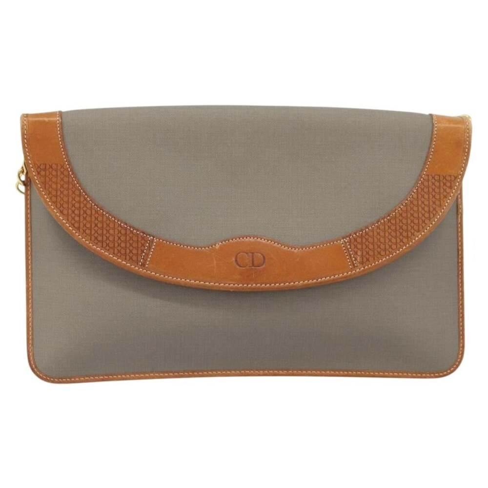 Dior Chain Shoulder Bag Gray